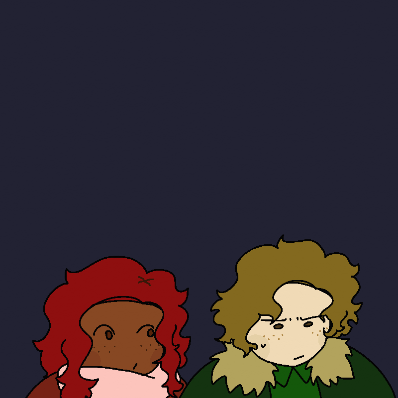 Amada watches Sofia, who looks down, bud's brows furrowed, thinking.