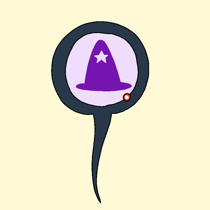 Aldrich's chat symbol appears over the yellow wall.