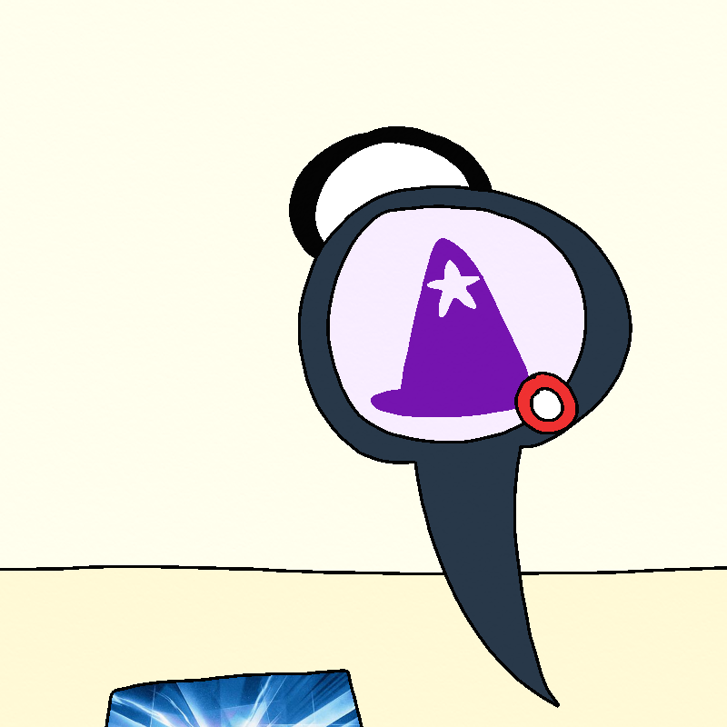 The same shot as before, but Aldrich's icon in a bubble shows up from the bottom right of the panel.